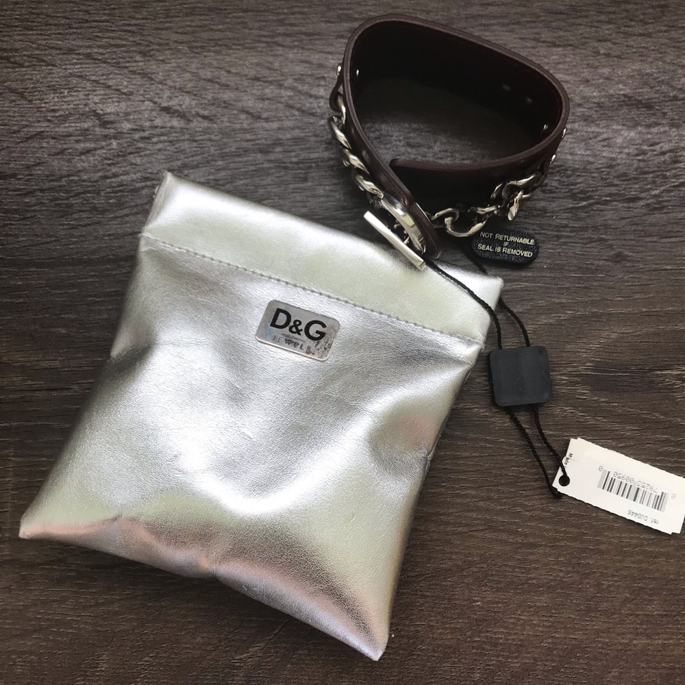 D&G leather bracelet